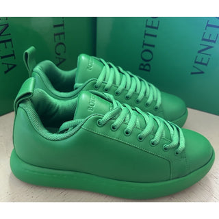 NIB $990 Bottega Veneta Men Leather Sneakers Shoes Green 9 US/42 Eu 716198