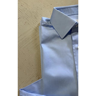 Brioni Men’s Dress Shirt Blue 15/39 Italy