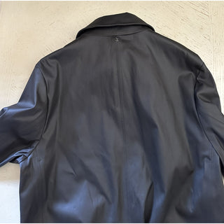 New $3100 Bottega Veneta Men Stretch Cotton Trench Coat Color DK Chocolate S