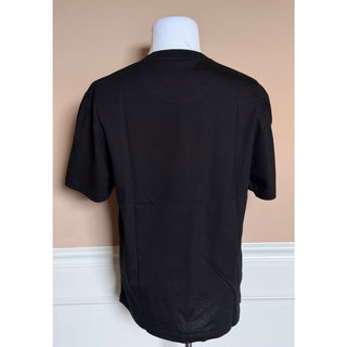 Versace Men’s Logo Compact Cotton Jersey T-Shirt Black 2XL 1013302 NWT $750