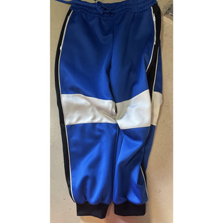 New $2200 Gucci Men Drawstring Track Pants Blue/White Size XL
