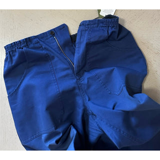 Gucci Men’s Military Cotton Drawstring Pants Blue 36 US/52 Eu New $1150