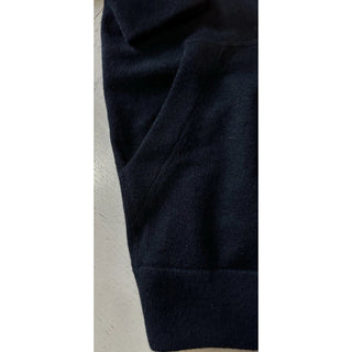 NWT $2490 ZEGNA Cashmere Hoodie Sweater Pullover Black 48 Eu ( S-M ) Italy