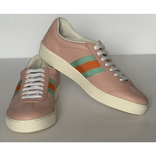 Gucci G74 Women’s Web Low-Top Sneakers in Perfect Pink 9 US (39 Euro) 858533 NIB