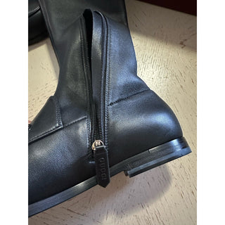 NIB Gucci Women Jordaan knee-high boots Black Size 6.5 US/36.5 Eu 827860