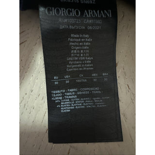 New Giorgio Armani Men’s Pants Jeans Navy Size 30 US Made In Italy