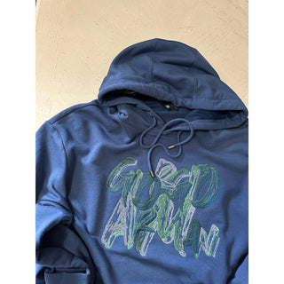 Giorgio Armani Men hoodie Pullover Blue L ( 52 Eu ) Italy NWT $1995