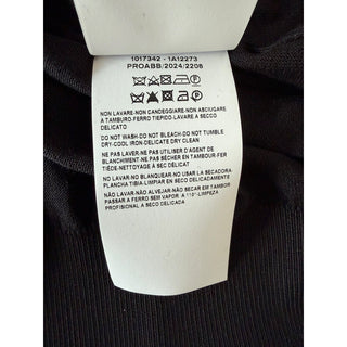 Versace Silk/Cotton Black Knit Polo Sweater 52 Euro 1017342 Italy NWT $1150