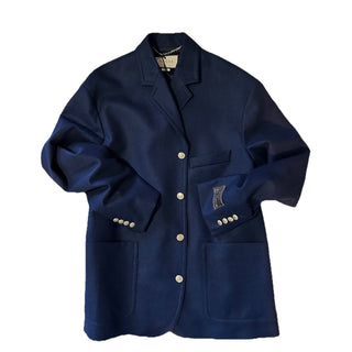 NWT $2900 Gucci Men Oversized Sport Coat Blazer Color Blue 40 US/50 Eu