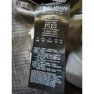 Giorgio Armani Men Sport Coat Jacket Blazer Gray 38R US/48R Eu Italy NWT $2995