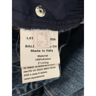 New $550 Bally Women's Jeans Pants Blue 8 US ( 40 Eu ) Italy