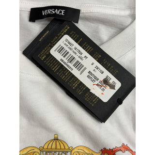 Versace Barocco Graphic T-Shirt White Men 6XL Portugal 1014427 NWT $600