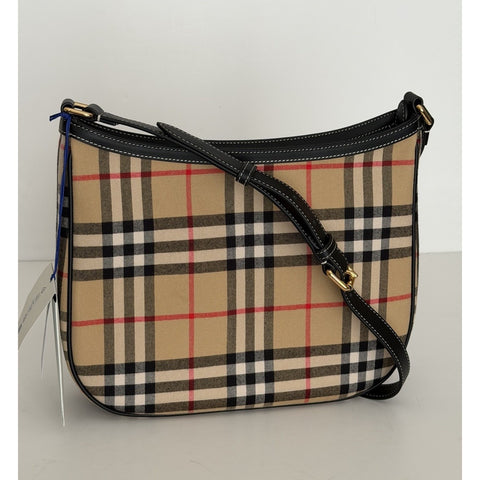 Burberry Zip Closure Archive Beige IP Check Satchel Bag 8111415 IT NWT $1450