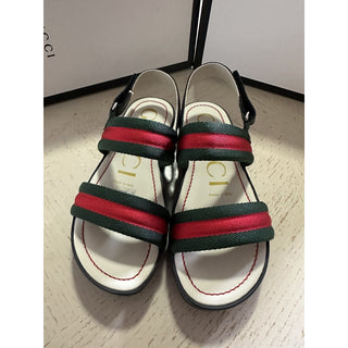 NIB Gucci Kids Sandal Shoes Green/Red Size 31 Gucci 501060