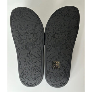Versace Gold Medusa Head Slides Sandals Black 10 US (40 Eu) IT NIB $450 1004190