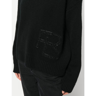 NWT $1490 Polo Ralph Lauren Purple Label Cashmere Embellished Turtleneck XL