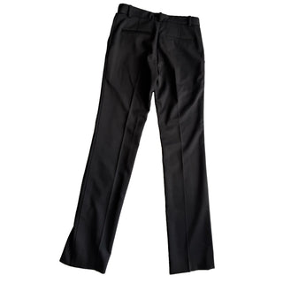 Versace Women's Black Safety Pin Wool Slim Pants 2 US (38 Eu) 1018021 NWT $1150