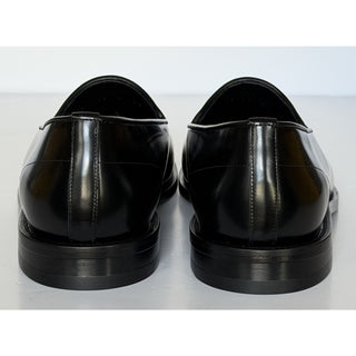 Fendi FF Penny Loafers Black Calf Leather Men 11 US (10 Fendi) 7D1645 NIB $1050