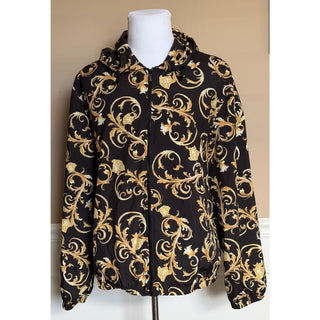 Versace Men's Blouson Medusa Jacket Black/Gold 48 US (58 Euro) 1021686 NWT $1550