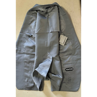 NWT $5650 TOM FORD Men Atticus Sport Coat Jacket Blazer Pebble Gray 44R US/54R E