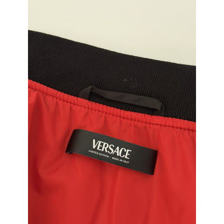 Versace Embroidered Blouson Black Jacket 46 US (56 Eu) 1019279 Italy NWT $3000