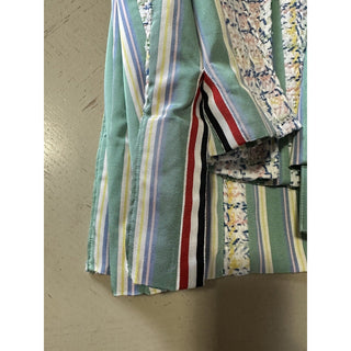 New $3200 Thom Brown Seasonal Pleated Tweed Midi Skirt White/Multi 38/4