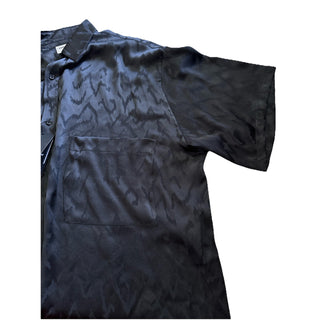 NWT $1550 Saint Laurent Men OVERSIZE SHIRT Black Size 38/15 ( Regular Size XL )