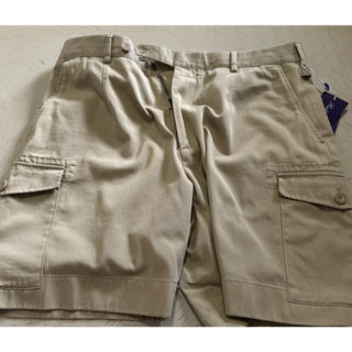Ralph Lauren Purple Label Men Weston Cotton Cargo Short Tan 38 US/54 Eu New