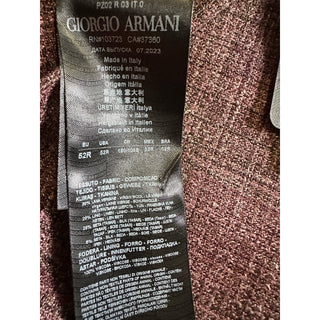 Giorgio Armani Men Sport Coat Jacket Blazer Burgundy 42R US/52R Eu NWT $2895