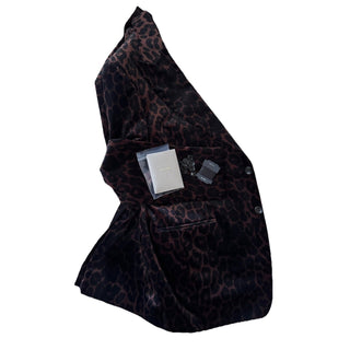 NWT $7170 TOM FORD Men Velvet Sport Coat Jacket Blazer Black/Brown 42R US/52R Eu