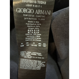 NWT $1195 Giorgio Armani Men Linen Short Pants Navy 58 Eu/42 US