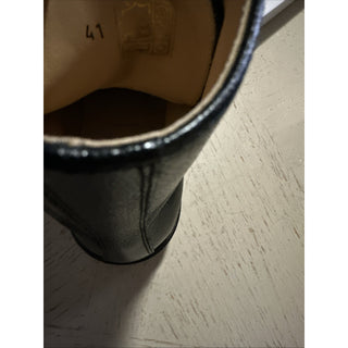 NIB $1495 Brunello Cucinelli Men’s Leather Boots Shoes Black 8 US/41 Eu