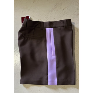 NWT $1100 Gucci Men Short Pants Brown Size 32 US/48 Eu ( Measured 34 )
