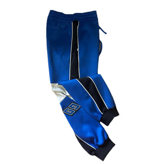 New $2200 Gucci Men Drawstring Track Pants Blue/White Size XL