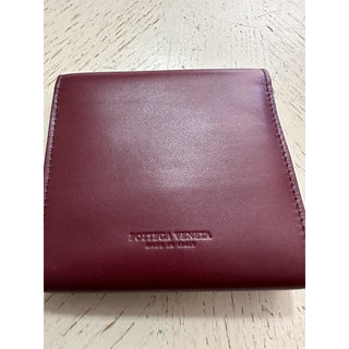 New $680 Bottega Veneta Women Wallet Burgundy 578752 Italy