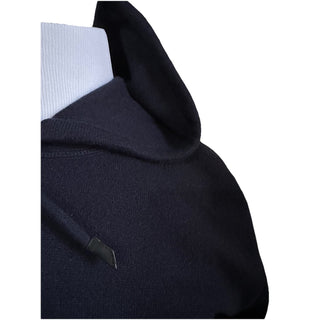 NWT $2490 ZEGNA Cashmere Hoodie Sweater Pullover Navy 56 Eu ( XXL ) Italy