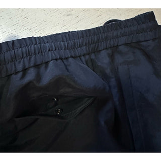 Giorgio Armani Men Linen/Viscose Drawstring Short Pants Black 32/48 NWT $1395