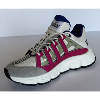 Versace Men's Trigreca Barocco Sneakers White 9.5 US (42.5 Eu) IT DSU8094 IT NIB