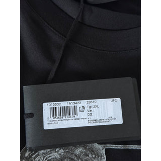 Versace Men’s Logo Compact Cotton Jersey T-Shirt Black 2XL 1013302 NWT $750