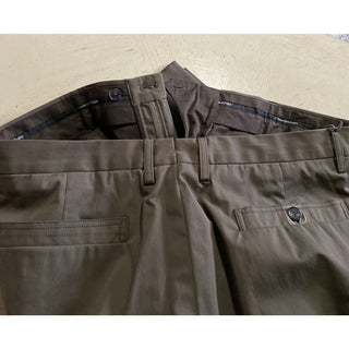 NWT Ermenegildo Zegna Dress Pants DK Beige 40 US ( 56 Eu )