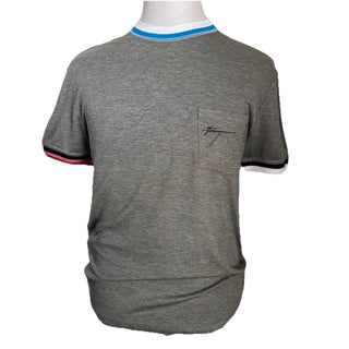 Ferragamo Men's Logo T-Shirt Size S Gray Italy New $590