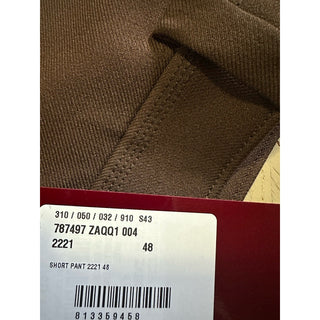 NWT $1100 Gucci Men Short Pants Brown Size 32 US/48 Eu ( Measured 34 )