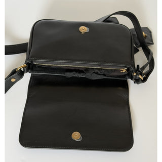 Versace Lamb Leather Black Mini Shoulder Bag 1018747 Italy NWT $990
