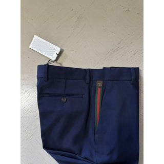 Gucci Men Dress Pants Navy 42 US/60 Eu New $1200