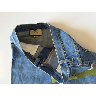 Gucci 80s Fit Horsebit Jeans Women’s Size 33 Blue Denim Made in Italy 666841 NWT
