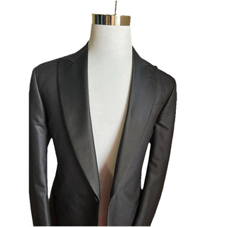 Giorgio Armani Men Tuxedo Sport Coat Blazer Navy/Black 46R US/56R Eu NWT $3195
