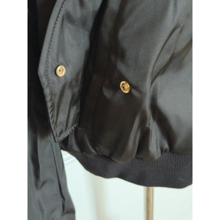 Versace Embroidered Blouson Black Jacket 46 US (56 Eu) 1019279 Italy NWT $3000