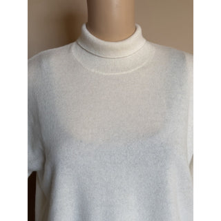 Burberry Moira 100% Cashmere Turtleneck Sweater Vanilla Small 8091228 NWT $1250