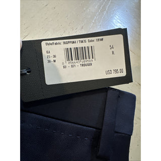 Giorgio Armani Men Wool Dress Pants Navy 38 US/54 Eu New $795