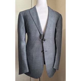 Giorgio Armani Men Sport Coat Jacket Blazer Blue/Gray 46R US/56R Eu NWT $2895